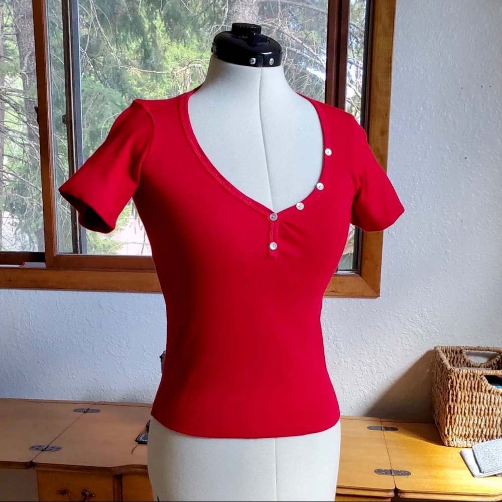 Ethos Paris Organic Hanley-Style Top size Small